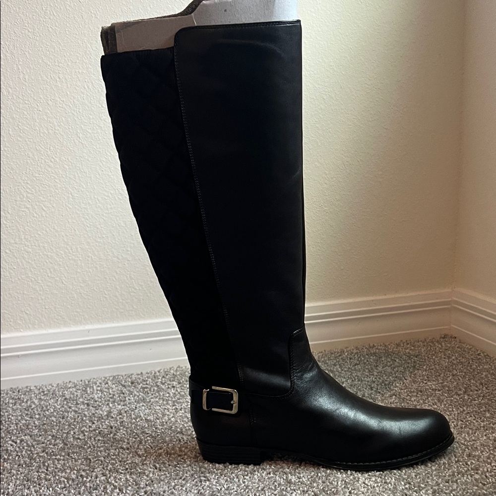 Isaac Mizrahi Black Over the Knee Boots